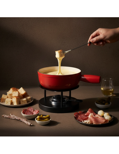 Fonduerechaud Swiss met brander