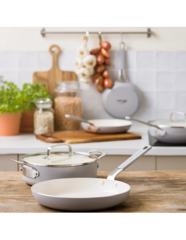 GreenPan Dagelijkse Kost koekenpan 20 cm keramisch truffelgrijs