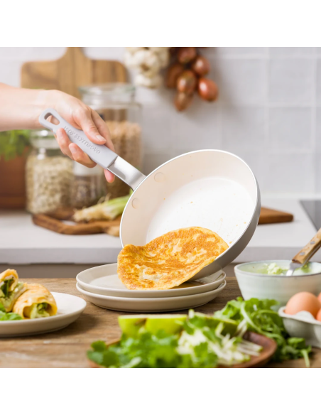 GreenPan Dagelijkse Kost koekenpan 20 cm keramisch truffelgrijs