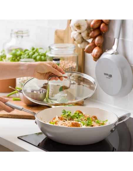 GreenPan Dagelijkse Kost wokpan 28 cm met deksel