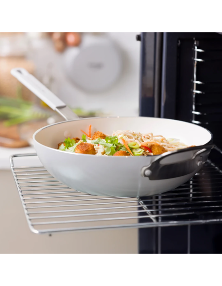 GreenPan Dagelijkse Kost wokpan 28 cm met deksel