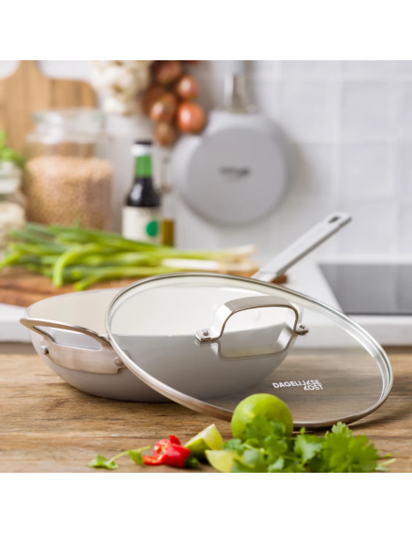 GreenPan Dagelijkse Kost wokpan 28 cm met deksel