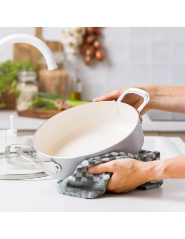 GreenPan Dagelijkse Kost Stoofpan 24 cm met deksel