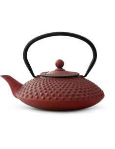 Japanse Theepot Gietijzer Xilin rood 1,25L