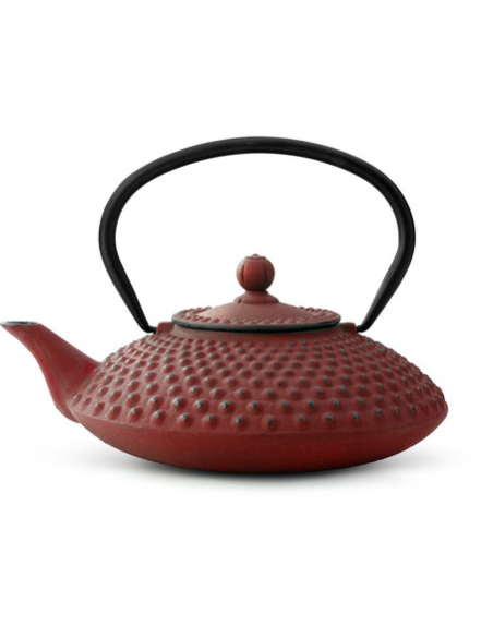 Japanse Theepot Gietijzer Xilin rood 1,25L
