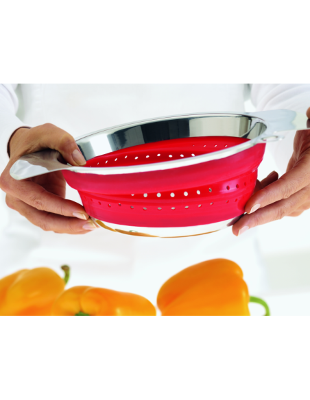 Rösle Opvouwbaar Vergiet Rood