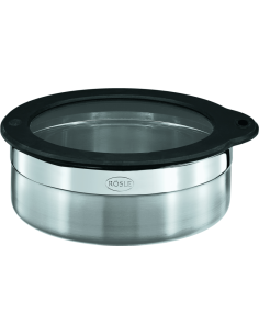 Koektrommel RVS met Vershouddeksel Ø 16cm