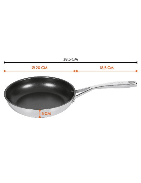 CHEFS&CO Koekenpan antikleef 20cm