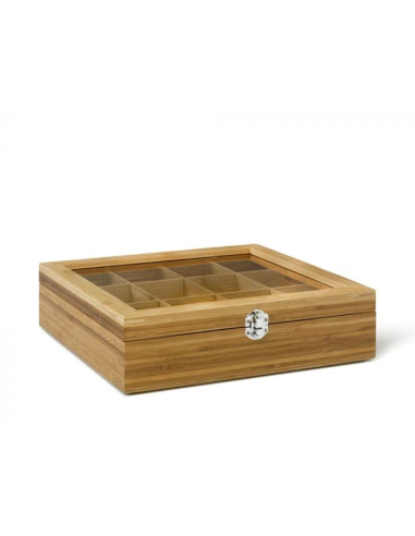 Bredemeijer Theedoos 12-vaks met venster