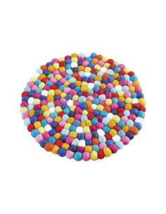 Onderzetter Vilt Multicolor Ø 22cm