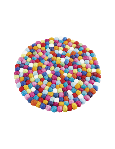 Onderzetter Vilt Multicolor Ø 22cm