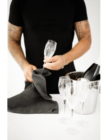 Klud Keukendoeken Wafel Charcoal