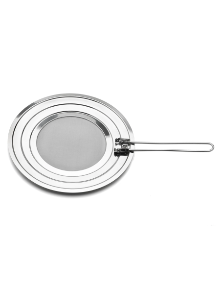 Karl Weis Spatdeksel inklapbaar RVS 30 cm.