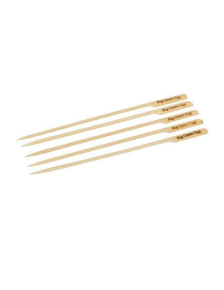 Big Green Egg Bamboo Skewers Logo - 25 skewers
