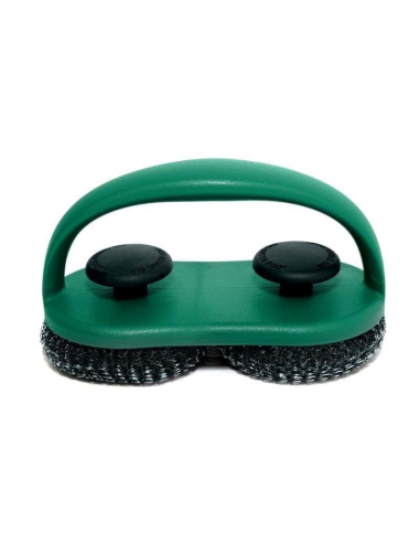 Big Green Egg Dual Head Grid & Stone Scrubber Palmyra