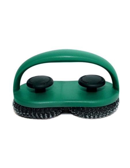 Big Green Egg Dual Head Grid & Stone Scrubber Palmyra