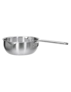 Chefs & Co Sauteuse 3-ply RVS 20 cm