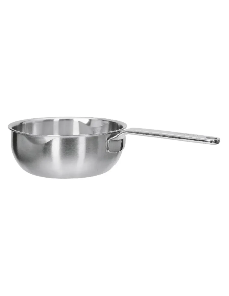 Chefs & Co Sauteuse 3-ply RVS 20 cm