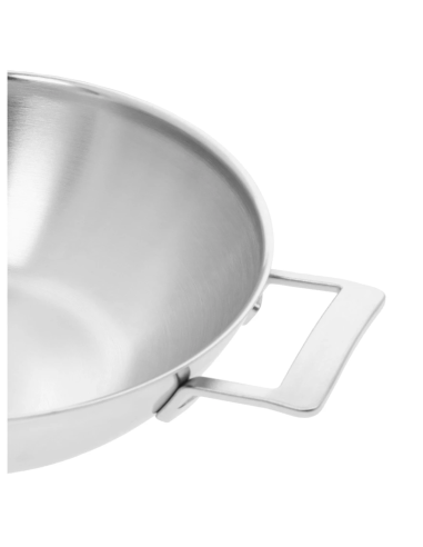 Demeyere Industry 5 Wok 30 cm met 2 grepen