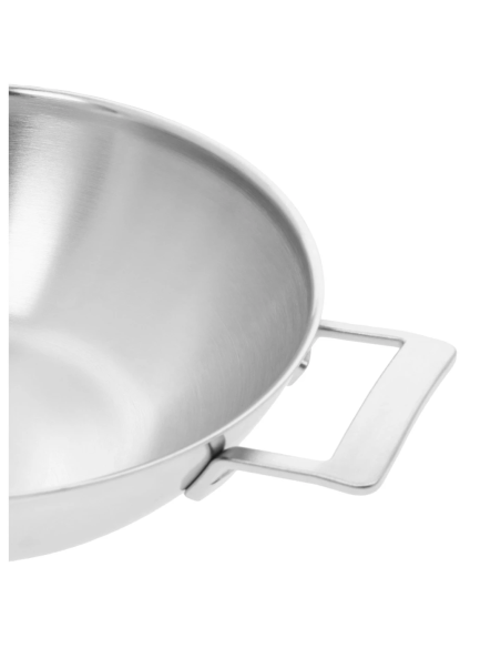 Demeyere Industry 5 Wok 30 cm met 2 grepen