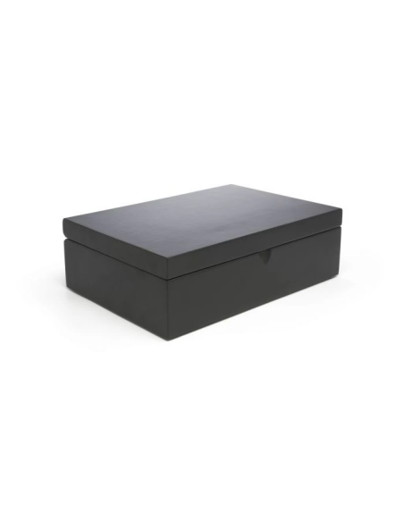 Bredemeijer Theedoos met 6 blikjes Zwart