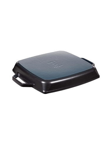 Staub Grillpan 28x28 cm met grepen Zwart