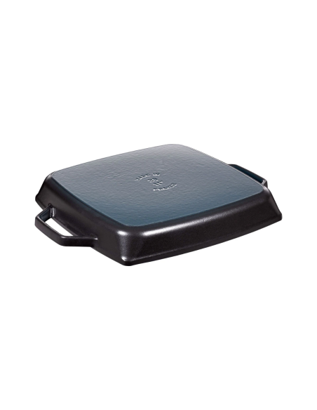 Staub Grillpan 28x28 cm met grepen Zwart