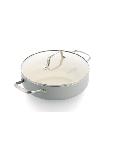 GreenPan Dagelijkse Kost hapjespan en Stoofpan 26cm met stoominzet