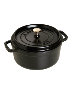 Staub Ronde Braadpan Zwart 24 cm