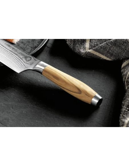 CHEFS&CO Damast-Koksmes 20 cm