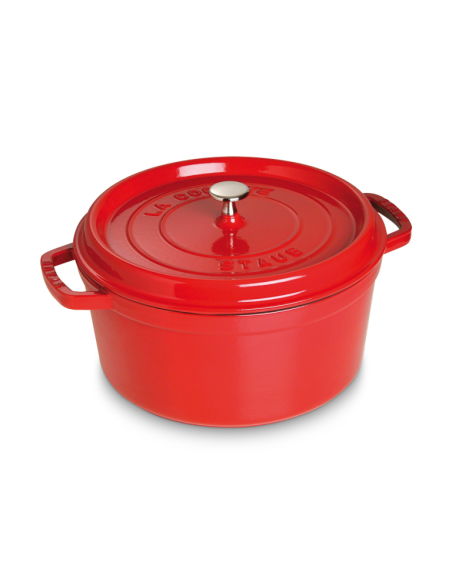 Staub Ronde Braadpan Kers 26 cm