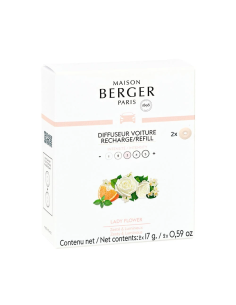 Maison Berger Auto Navulling 2x Lady Flower