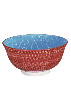 Cilio Bowl Amici Rauten 15,5 cm Rood