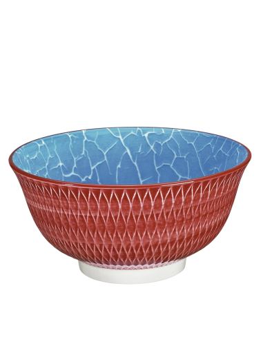 Cilio Bowl Amici Rauten 15,5 cm Rood