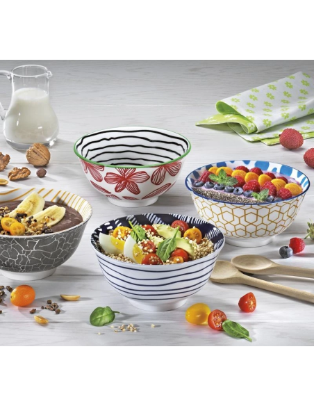 Cilio Bowl  Amici Striche 15,5 cm