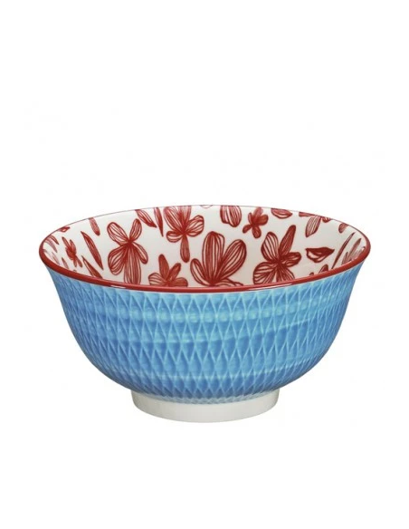 Cilio Bowl Amici Rauten 15,5 cm blau