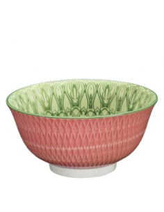 Cilio Bowl Amici Rauten 15,5cm Rosa