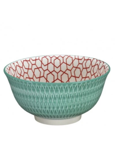 Cilio Bowl Amici Rauten 15,5 cm Turkis