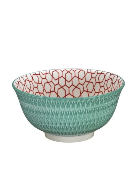 Cilio Bowl Amici Rauten 15,5 cm Turkis