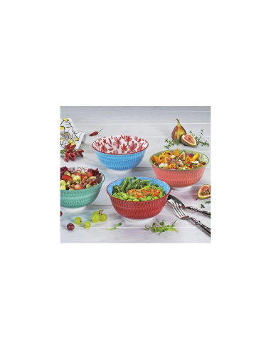 Cilio Bowl Amici Rauten 15,5 cm Turkis