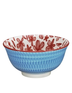 Cilio Bowl Amici Rauten blauw 18 cm