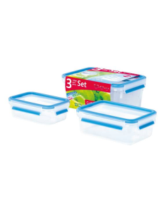 Emsa Clip&Close Set van 3 Vershouddozen 0,55 / 1 / 2,3 L