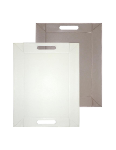 FreeForm Dienblad / Placemat 55 x 41 cm taupe/wit