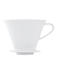 Melitta Filterhouder 1X4 Porselein Wit                         Mag.16-17