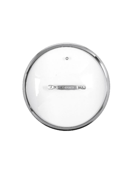 CHEFS&CO Glasdeksel 24 cm