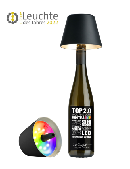 TOP Outdoor 2.0 Tafellamp Zwart