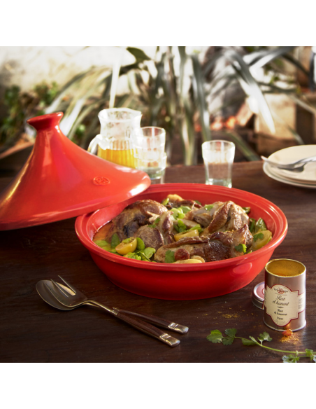 Emile Henry Tajine Zwart 32 cm