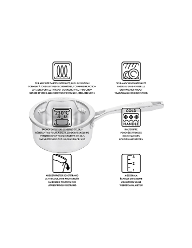 CHEFS&CO Steelpan.m.d 16cm