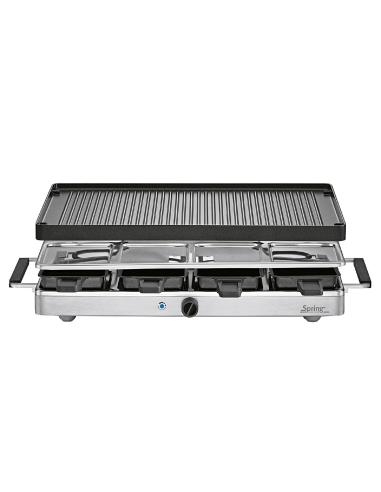 Spring Gourmetstel / Raclette 8 Persoons Zwart