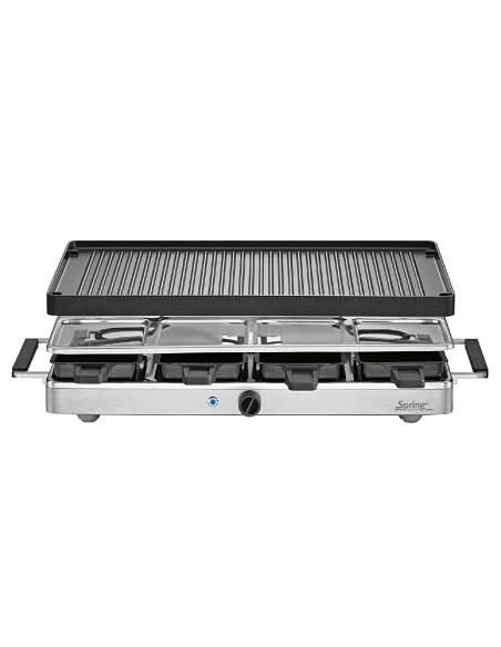 Spring Gourmetstel / Raclette 8 Persoons Zwart
